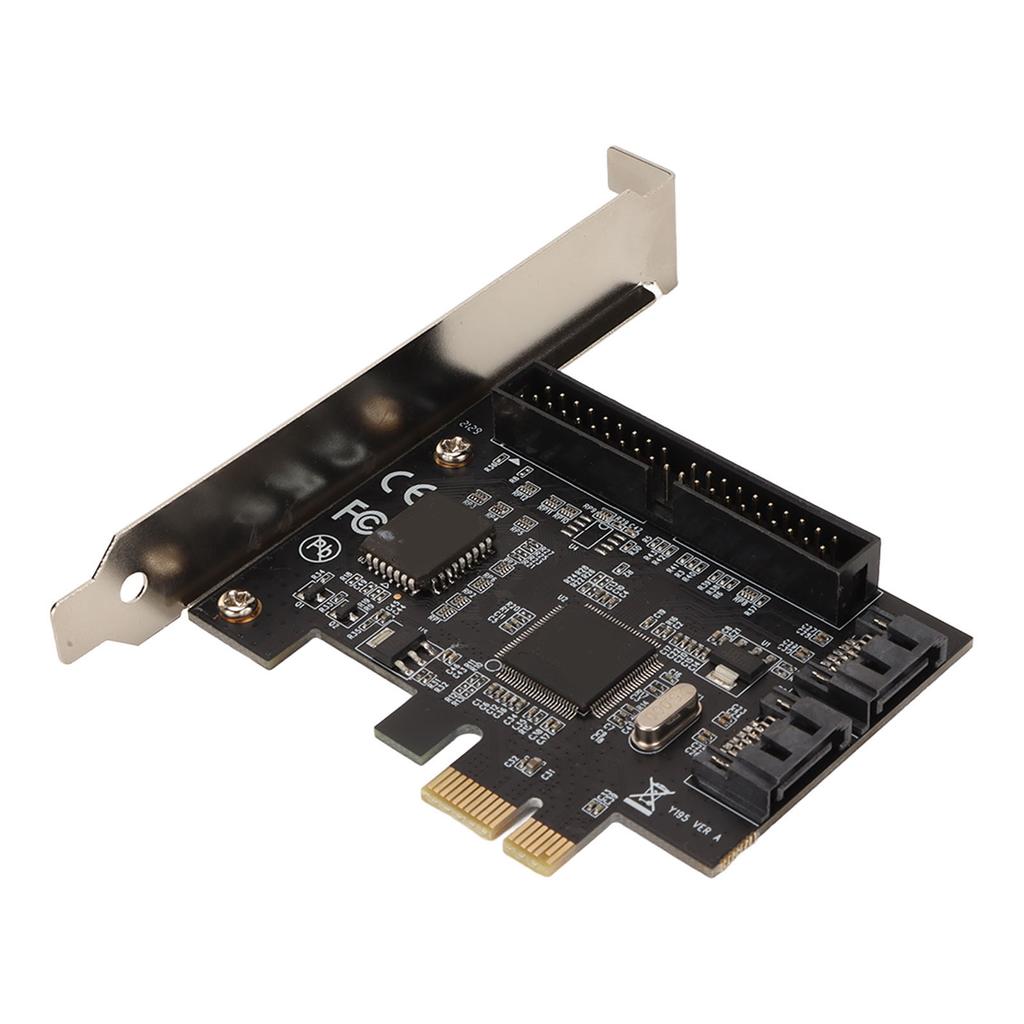 PCIe 2.0 SATA Card 2 Ports 40pin Interface 6.0 Gbps 3.0 Gbps 1.5 Gbps SSD PCI E To SATA Expansion