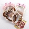 Plush Headdress Wash Face Plaid Bow Women Accessories Korea Style Headband Cat Ears Lace Hair Band
