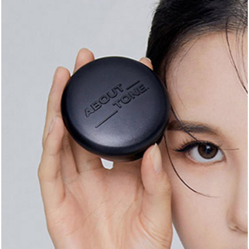 ABOUT TONE Blur Powder Pact 9g, 03 Natural, 1 Piece
