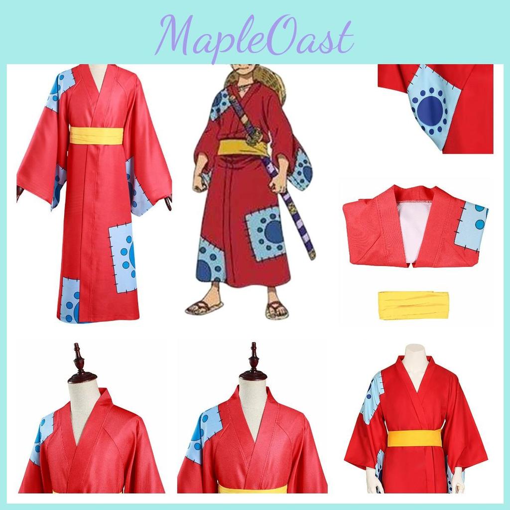 Косплей костюм One Piece Страна Вано для фанатов Монки Д. Луффи