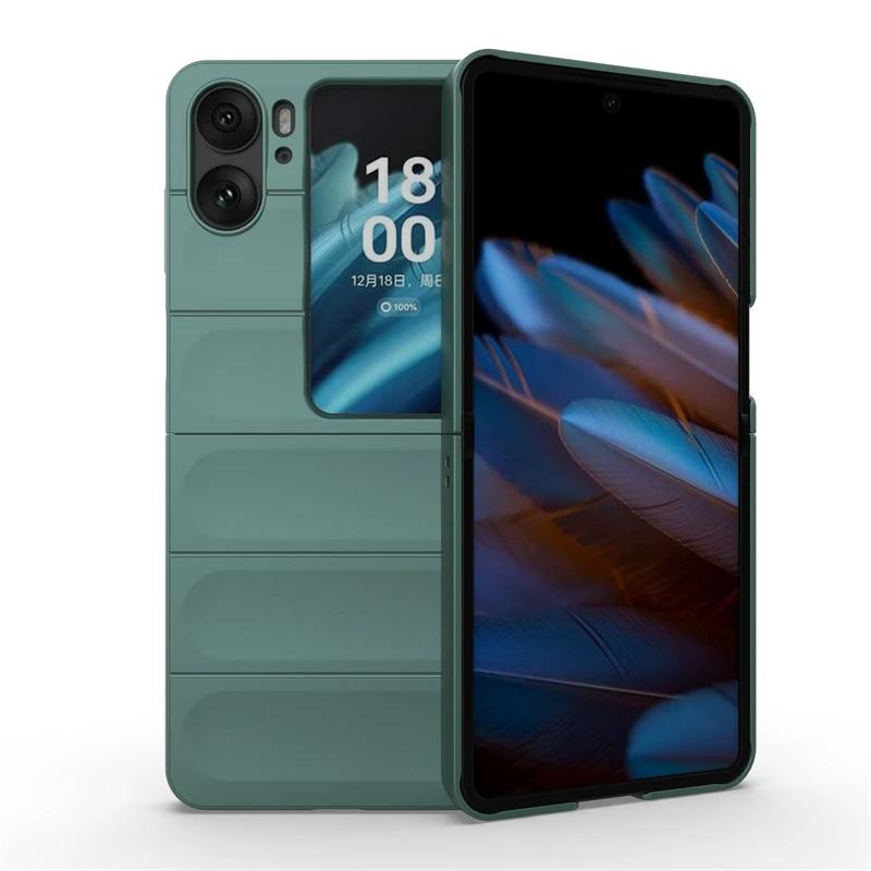 Чехол для OPPO Find N2 Flip 5G Global Back Cover Phone Case Liquid Silicone Anti Fall Shockproof Armor Find N2 Cases Funda Coque