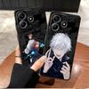 Чехол-бампер для телефона Xiaomi Redmi Note 11 13 12 Pro Plus 12S 10S 9s 10 9 8 Pro 11S с изображением из аниме J-ujutsu Cool Kaisen