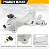 Aluminum Coolant Thermostat Housing Water Outlet & Inlet Hose For Chevrolet Cruze Sonic Trax Buick Encore 1.4L 25193922 55565334