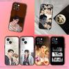 Крутой чехол J-Joo J-Jaekyung Jinx для iPhone 16,15,14,13,12,11,Pro,XS,Max,XR,Plus,E,SE4,Mini Черный Мягкий