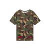 Футболка с коротким рукавом из красного бархата с камуфляжным принтом, мужская, камуфляжно-зеленая OMAA001F150580189920
