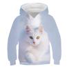 3D Children's Clothing 3d Hoodie Hello Cat and Mouse Sweatshirt Autumn Leisure Harajuku Kawaii Long Sleeve Cool Street Jacket