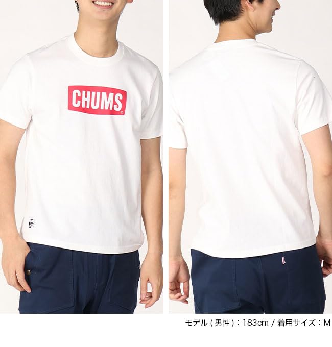 Футболка с логотипом Greige x Khaki L [Chums] Футболка мужская
