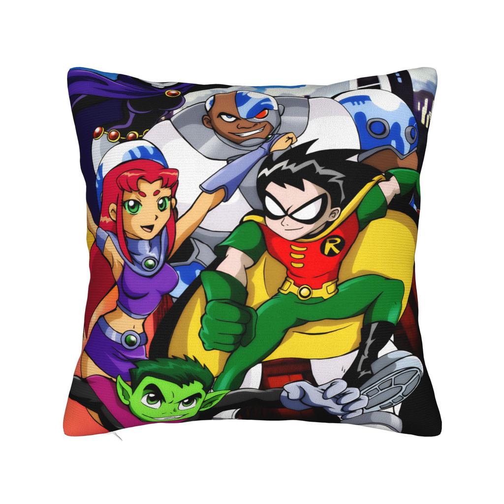 Подушки с принтом Подушки Teen Titans Go Beast Boy Постельное белье Чехол для подушки Декор Подушка для дивана Чехол Разные размеры