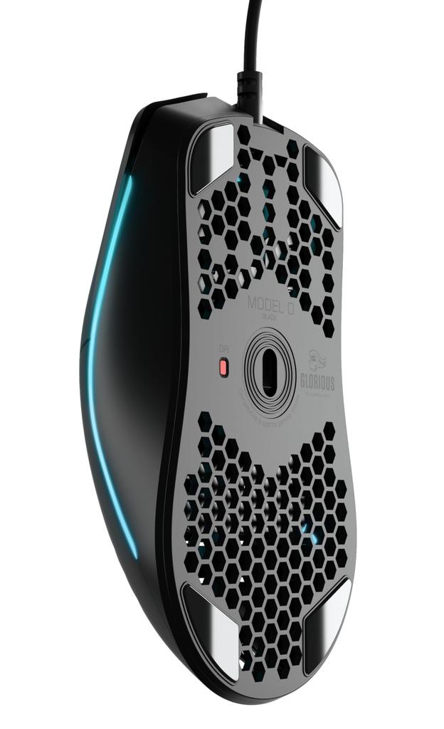 Великолепная модель игровой мыши, черная RGB, 6 программных кнопок, светящаяся мышь, USB-мышь для игр, легкая (67 г)