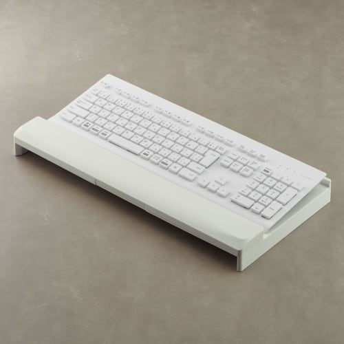 LIHIT LAB Keyboard Stand A-252 - Create a Workspace Under Your Keyboard! (A252-24 Black)