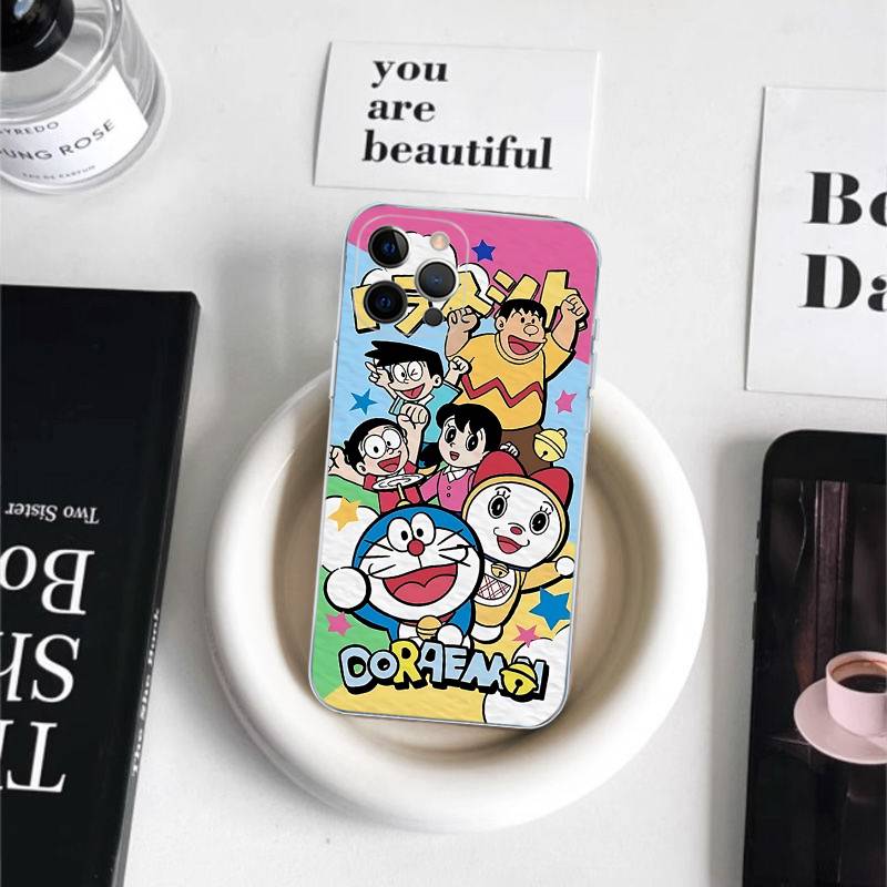Мультяшный D-Дораэмон Чехол для телефона IPhone 16 15 Promax IPhone 14 11 12 High End 13 Pro Силиконовый