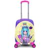 Детский детский чемодан с фиолетовым и розовым рисунком для девочек в стиле аниме 16705