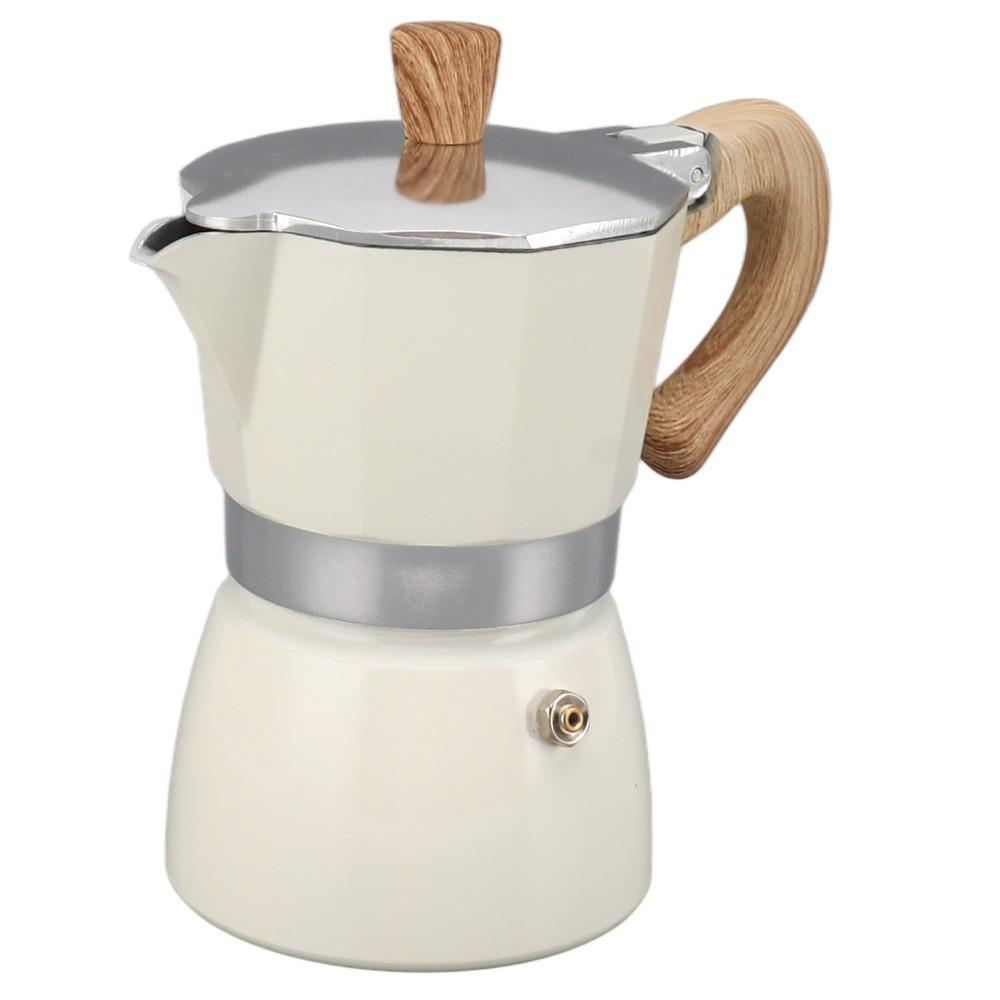 Octagonal Italian Coffee Maker 3 Cup/6 Cup Stovetop Espresso Maker Moka Coffee Pot Home Use