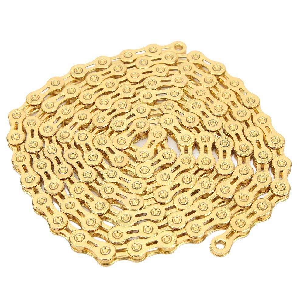 1/2" x 11/128" Bike Chain 116 Links Replacement Chain Durable Mountain Bike Chain Cycling Upgrade