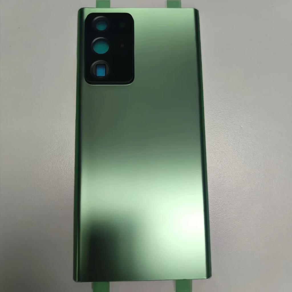 For Samsung Galaxy Note 20 Ultra 5G N986B N986U backshell Back Cover Glass Panel Rear Chassis Housing Case + Camera Lens