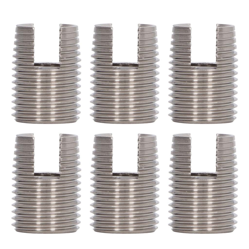 20 шт. шлицевых самонарезающих резьбовых вставок из нержавеющей стали M16 X 1.5 22 мм резьбовая вставка для