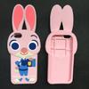 For Iphone 5 5s 6 6plus Zootopia Judy Hopps Nick Wilde Silicone Mobile Cover With Shockproof Features For Teen Gift