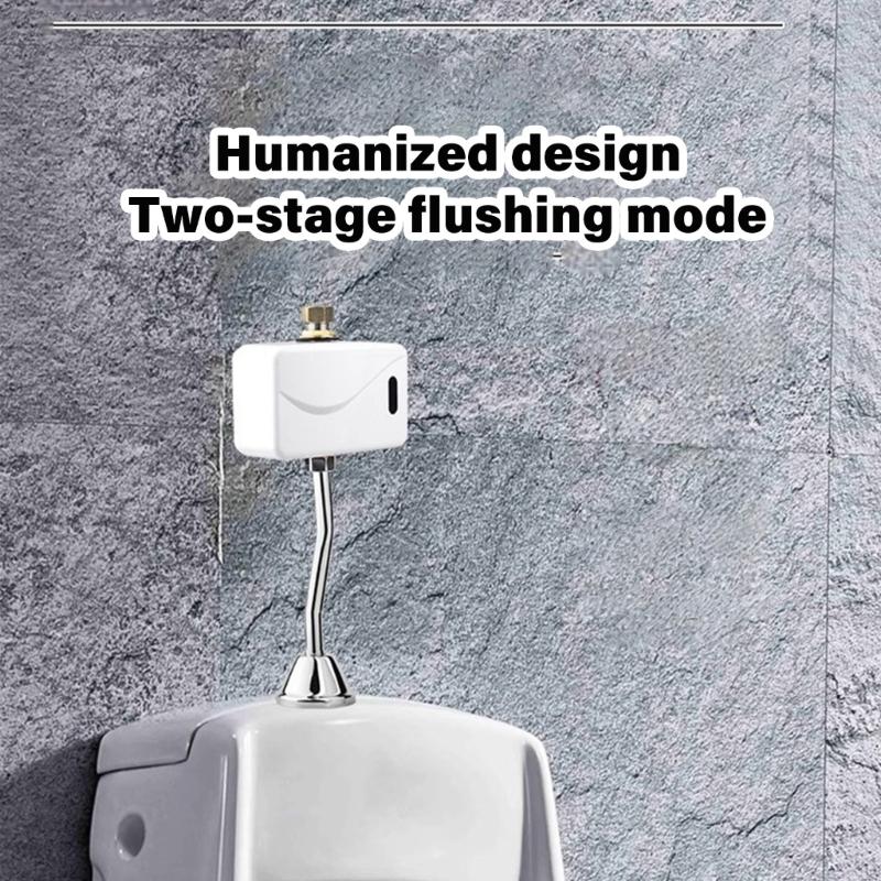 Touchless Automatic Urinal with Accuracy Flushing Control Modern ABS Small Space Saving Structure for Home Commercial