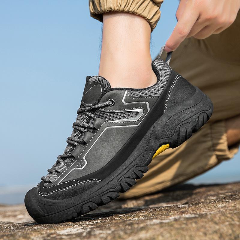 Outdoor sports hiking shoes low-top Baotou tooling shoes 46Ozon popular casual shoes men