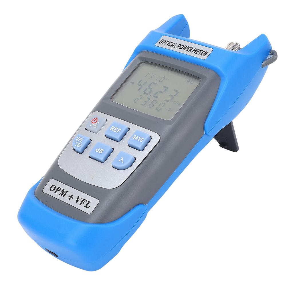 Оптический измеритель мощности 3 в 1, портативный перезаряжаемый тестер оптоволокна, визуальный локатор неисправностей со светодиодом Li