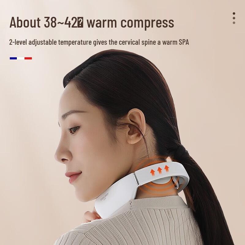Deers Electric Pulse Cervical Neck Massager with Heat CN plug (adapter included)
