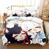 3D Print Anime Kawaii Girls Ōokami Mio Bedding Set Single Twin Full Queen King Size Bed Set Adult Kid Bedroom Duvet Cover Sets