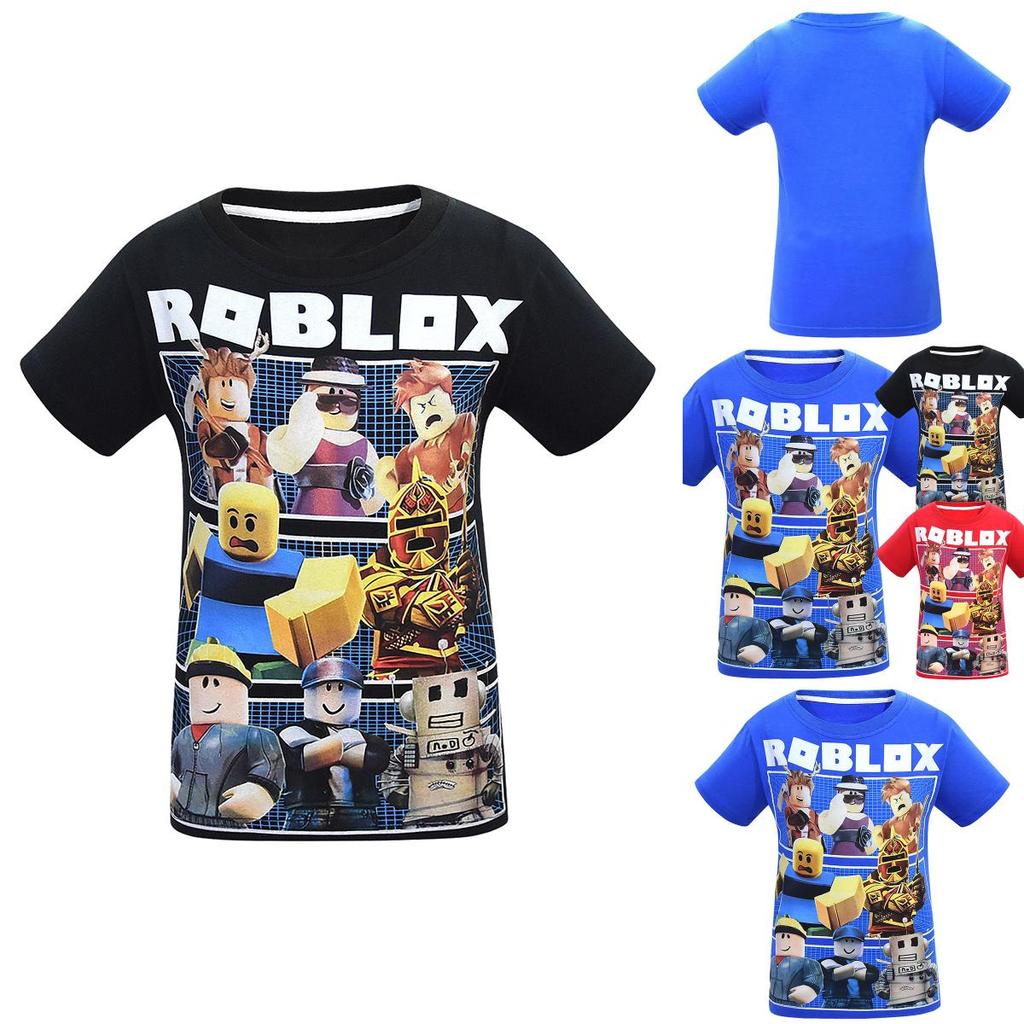 Яркая игровая футболка с персонажем Roblox для детей из удобного хлопка