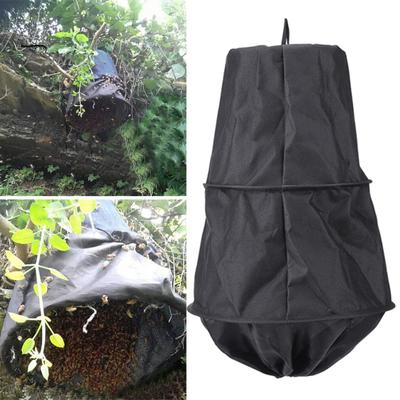 Клетка для пчелиного роя, толстый нейлон, устойчивая к атмосферным воздействиям, водонепроницаемая подвесная петля, дышащая сумка для пчеловодства на открытом воздухе, сотовый чехол, инструмент для пчеловода