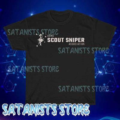 Новая мужская черная футболка с принтом 'Scout Sniper SSC-East Army Military' Размеры от S до 5XL