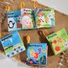 Baby Cloth Book Built-in Sound Paper Animals Numbers Fruits Transportation Colorful Cartoon Prints Brain Develop Educational Sensory Alphabet Colors