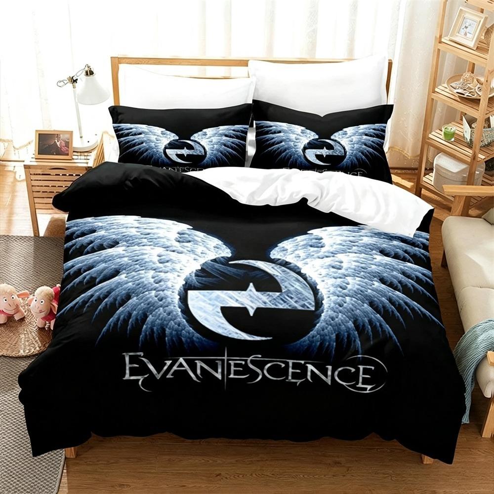 3D Print E-Evanescence Bedding Set Single Twin Full Queen King Size Bed Set Adult Bedroom Duvetcover Sets Kids Girl Boys Gift
