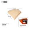 TEOTM Coffee Filter Papers, Portable Drip-Style Pour-Over Coffee Filters, V-Shaped Filter Papers, Filter Cups, Strainer Nets, 100 Pieces