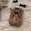 Новый Осенне-Зимний Жилет для Питомца Двусторонний Теплый Кошачий Домашний Костюм Пижама для Тедди Утолщенное Пальто Медвежонок Тедди для Маленьких Собак