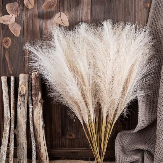 10 шт. искусственная пампасная трава Декор Цветочная композиция Художественная ваза Наполнитель Искусственная помпезная трава Свадебная вечеринка Сцена Композиция Бохо Стиль Украшение дома