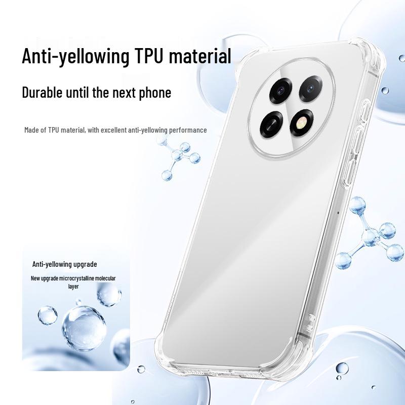 Прозрачный чехол OPPO K13s с подушками безопасности, защита от падений, стильный TPU, полное покрытие