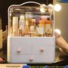 Cosmetics & Jewelry Organizer: Dustproof Storage Rack for Skincare, Lipstick & More