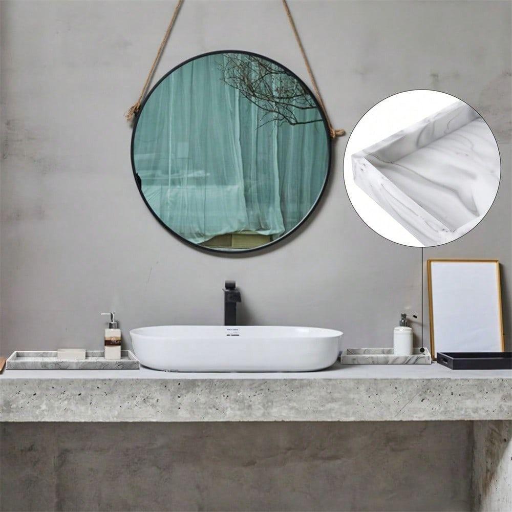 Shatterproof Silicone Storage Tray Thickened Soap Dispenser Tray Countertop