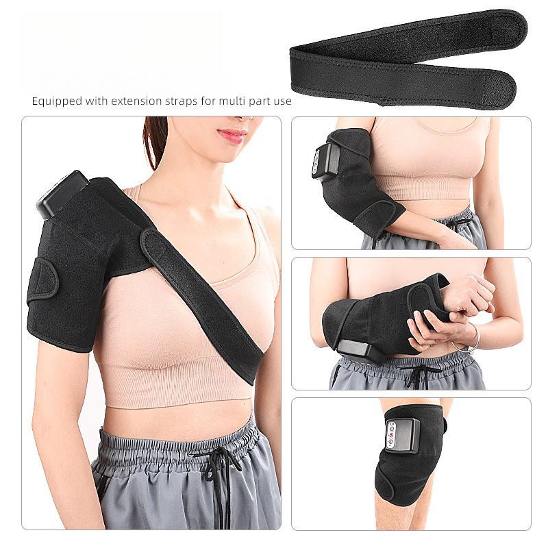 Battery Shoulder and Knee Multifunctional Massager Vibration Hot Compress Knee and Shoulder Two Protective Gear Electric Hot Compress Massage Belt