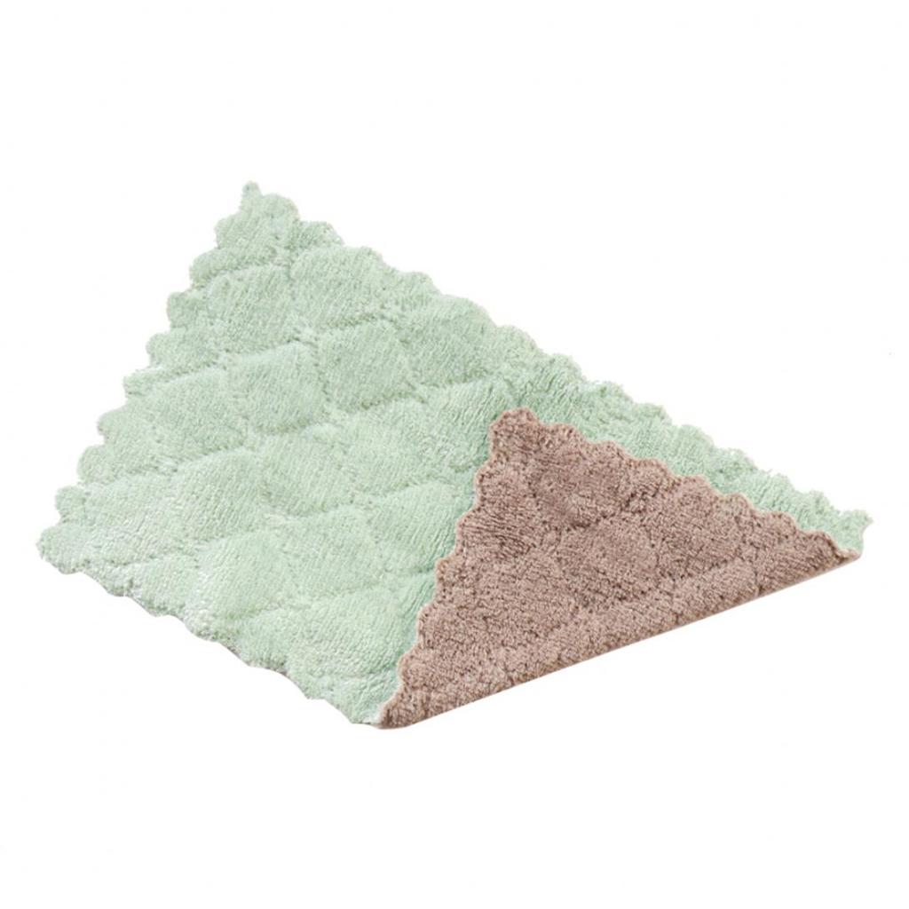 H&K Store Набор из 5 двусторонних кухонных полотенец из микрофибры - Высоко впитывающие и пригодные для машинной стирки