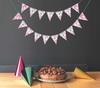 Inkdotpot Birthday Party Decorations Happy Birthday Party Garland Baby Girls Stripe Pennant Banner
