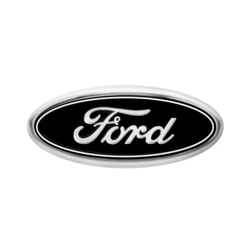New 2026 Car Sticker Car Front Grille Emblem Rear trunk Logo Badge Sticker Accessories For Ford Focus mk2 mk3 Fiesta mk7 Ranger