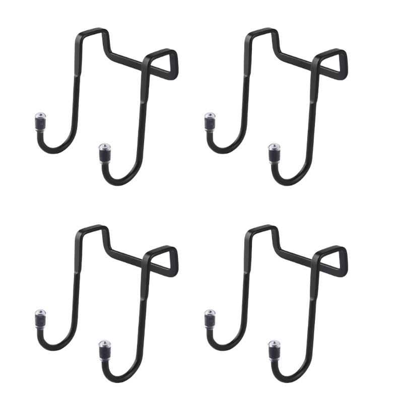 4Pcs Multipurpose Hooks with S Shape Durable No Trace Over Door Hooks for Cabinet Door Ideal for Home and Office Use