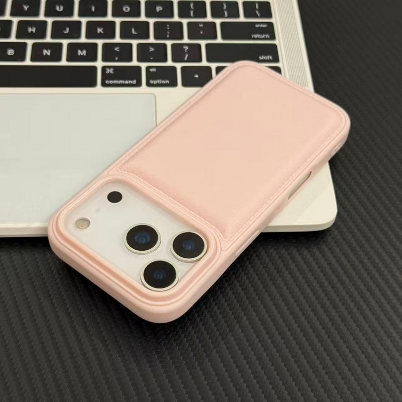Leather Texture Candy Bumper Case for iPhone 17 16 15 14 13 12 11 Pro Max Plus X XS XR 17Pro 16Pro Shockproof Armor Cover