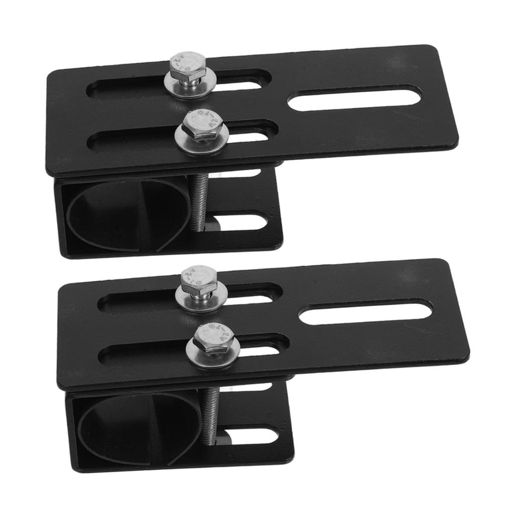 JUMPLAWN 1 Pair Luggage Rack Clamp Bracket Car Light Bar Mount