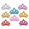 80Pcs Mixed Glitter Fabric Patches Glitter Crown Applique for Craft/Clothes DIY Scrapbooking Accessories