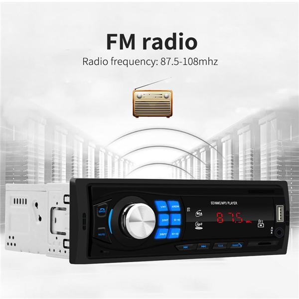 Car MP3 Player 1DIN In-Dash Car Radios Stereo Digital Bluetooth Audio Music Stereo 12V Car Radio USB/SD/AUX-IN With Remote Control