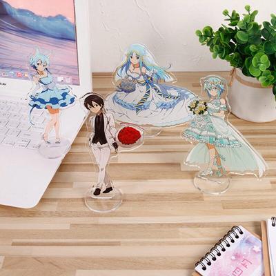 Любовь, спасибо, Sword Art Online SAO, Кирито Казуто Асуна, акриловая модель на подставке