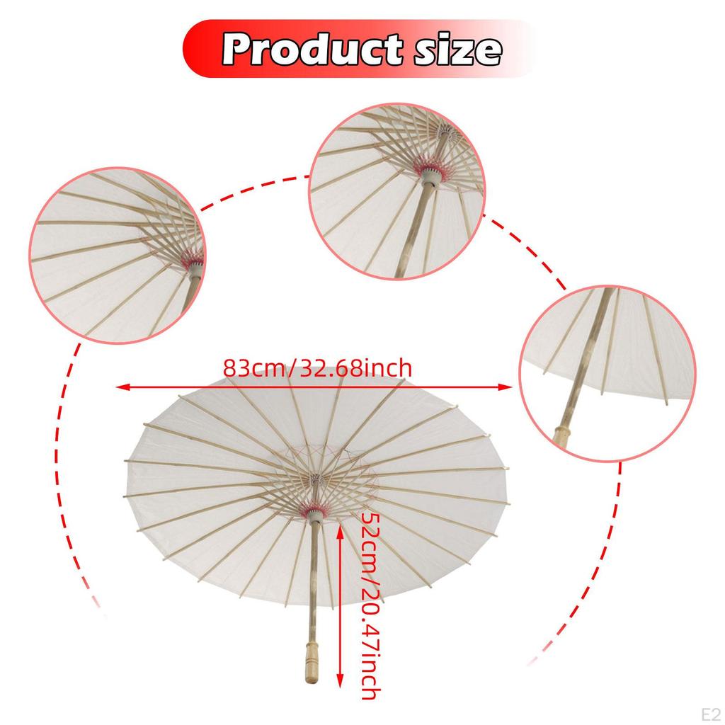 Чистый бумажный зонтик для фотосъемки, декоративный деревенский подарок на день рождения, сделай сам, китайская живопись для