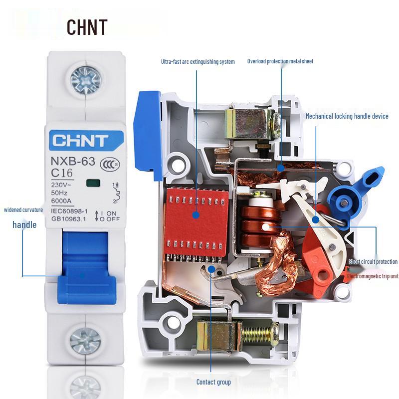 Chint CHN 63A Household Miniature Circuit Breaker: 1P 32A, 2P 25A, 16A Air Switch Protector