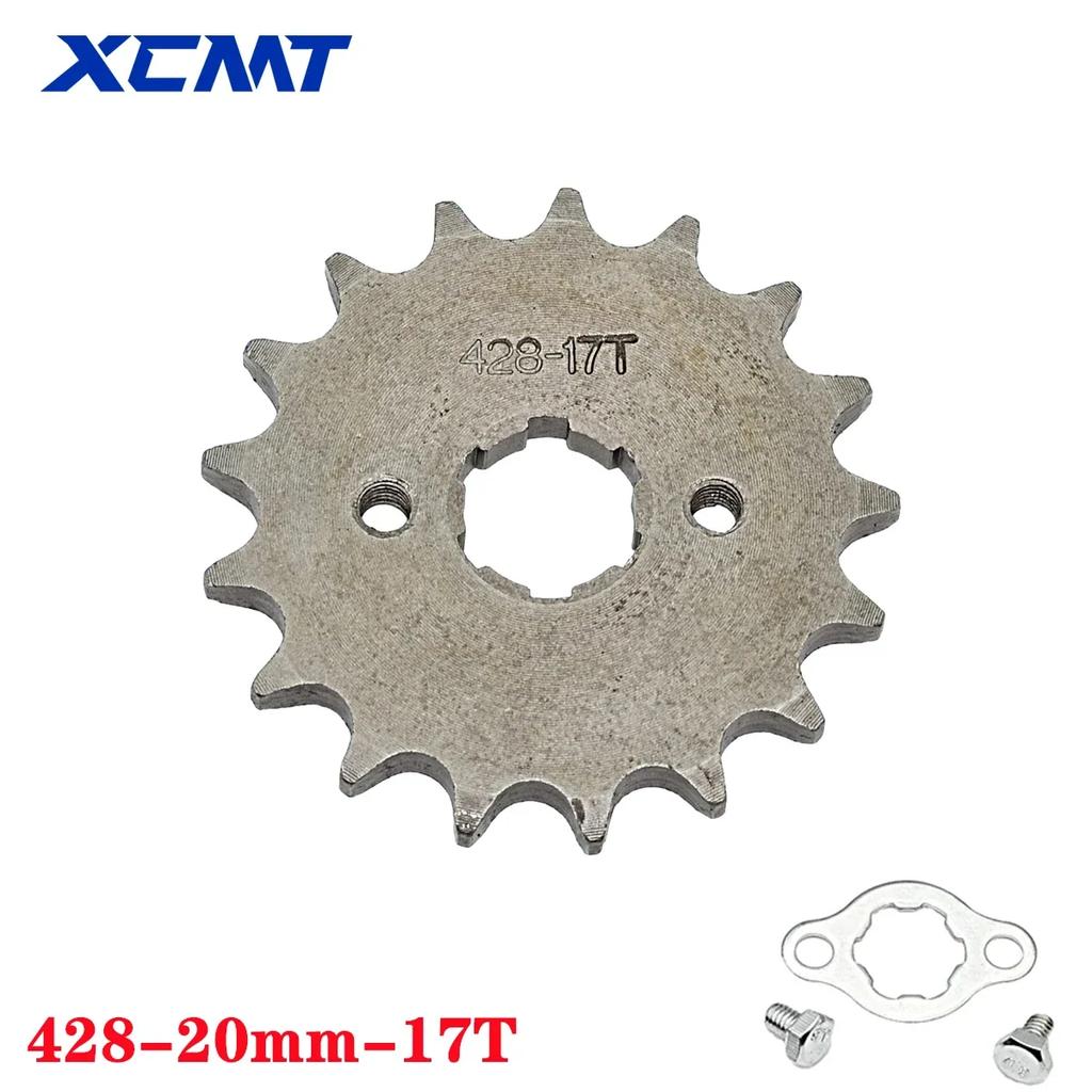 428# 20mm 10T-19T Front Engine Sprocket For BSE SSR SDG KAYO Dirt Pit Bike ATV Quad Go Kart Moped Buggy Scooter Motorcycle